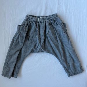 petits vilains | toddler harem corduroy pants